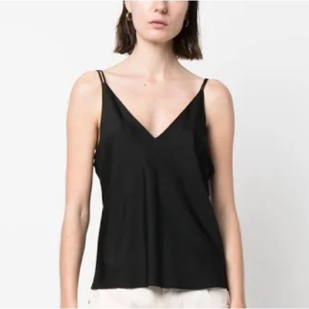 Calvin Klein CK Women’s V-Neck Sleeveless Strappy 2 Straps Cami Camisole Blouse